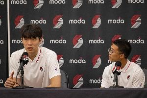 楊瀚森：五小陣容是潮流的一種 自己還是要提高這方面的適應(yīng)能力