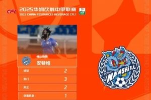 中甲官方：佛山南獅外援安特維梅開二度<div   id=