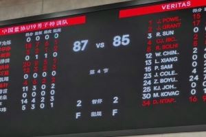 張博源所在美高Veritas85-87不敵U19國(guó)青 張博源24+7 王洪澤20+9