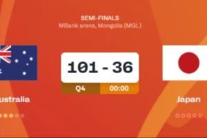 完全不在一個維度！U16亞洲杯澳大利亞65分屠殺日本 決賽對陣中國