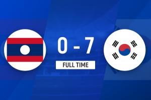 2場進(jìn)12球丟0球！韓國U23隊7-0大勝老撾U23<div   id=