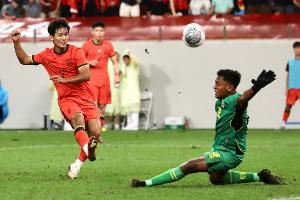 記者：U22國足踏踏實實晉級決賽階段<div   id=